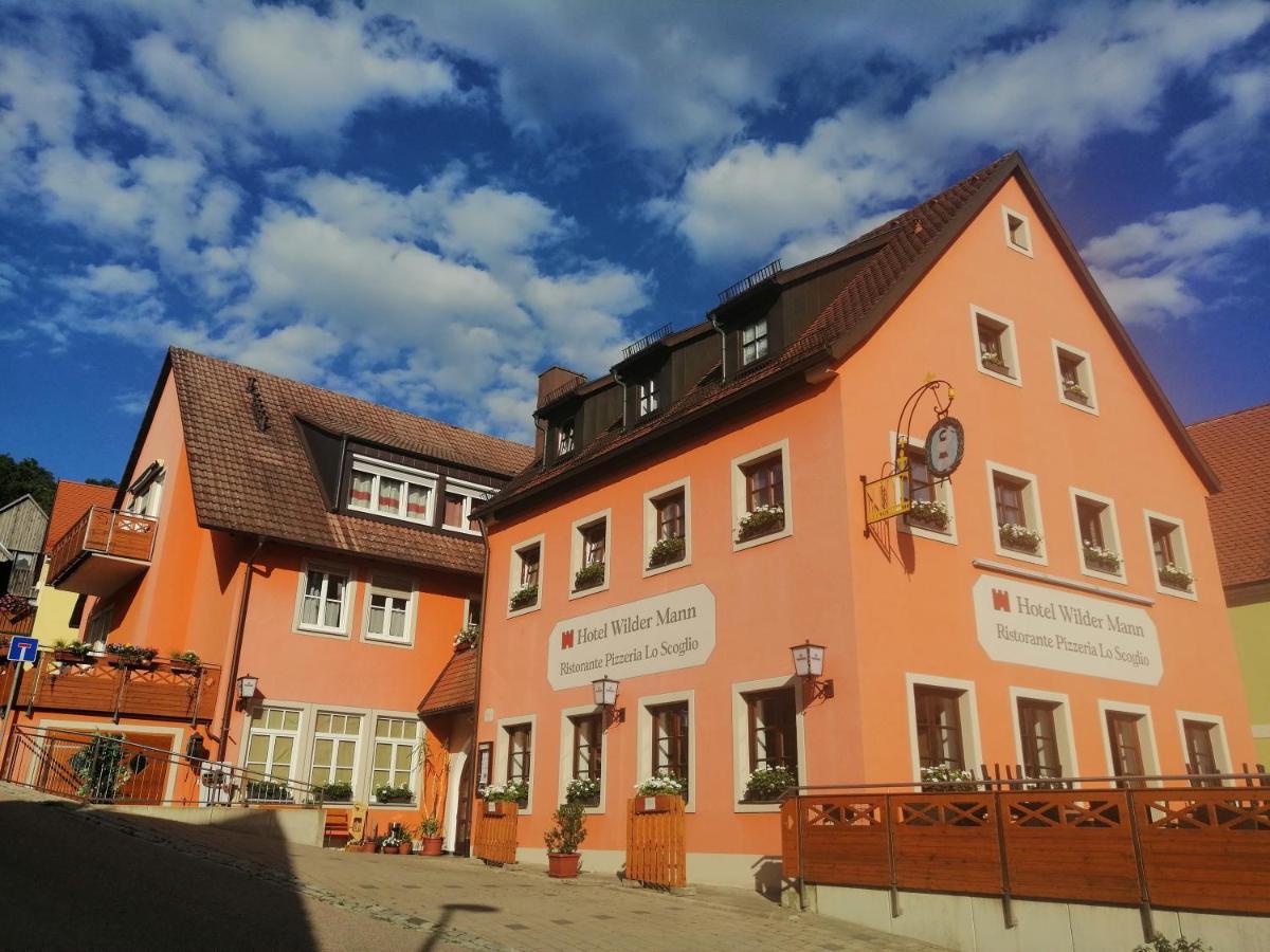 Hotel Wilder Mann Feuchtwangen Kültér fotó